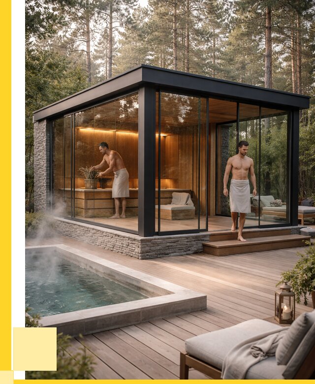 Стеклянные бани и двери в Советской Гавани от 467505 р. | ЭриданСвс