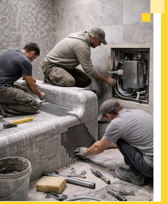 Проекты хамамов под ключ в Советской Гавани и дизайн и строительство