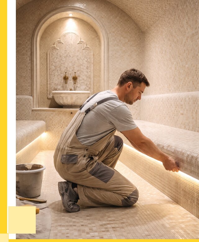 Отделка хамамов под ключ в Советской Гавани от 5714 р. | ЭриданСвс