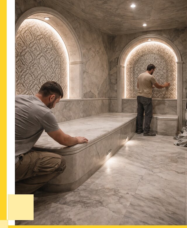 Турецкие бани под ключ в Советской Гавани от 259725 р. | ЭриданСвс