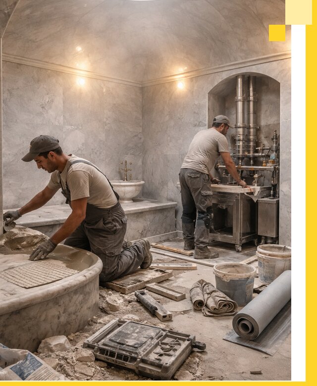 Строительство турецких бань хаммам под ключ в Советской Гавани