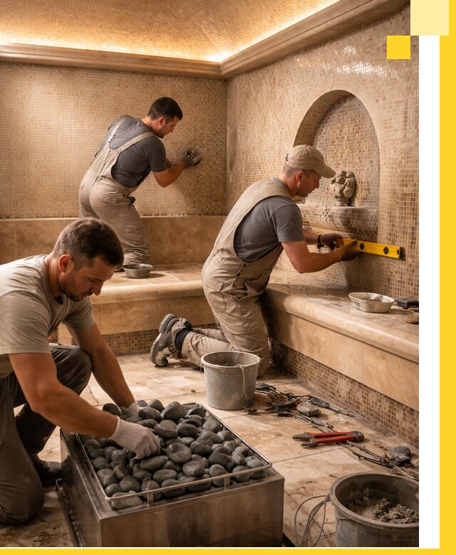 Проектирование и строительство хамама и сауны в Советской Гавани