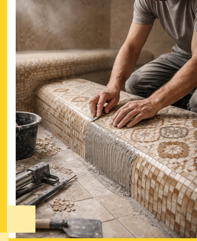 Плитка для хамама под ключ в Советской Гавани от 3636 р. | ЭриданСвс