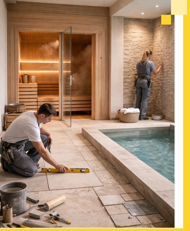 Комплексный дизайн и отделка интерьеров SPA под ключ в Советской Гавани